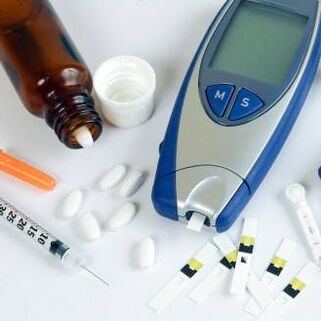 Glucómetro e drogas para o tratamento da diabetes