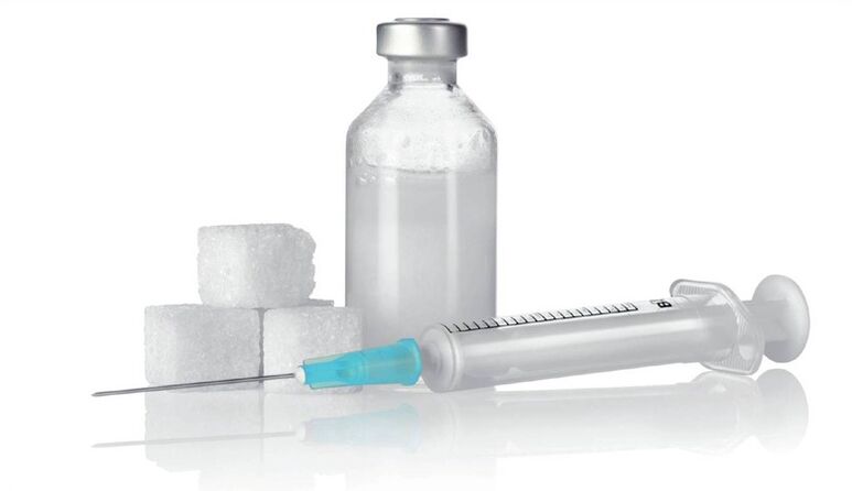 Inxeccións de insulina o principal tratamento da diabetes tipo 1